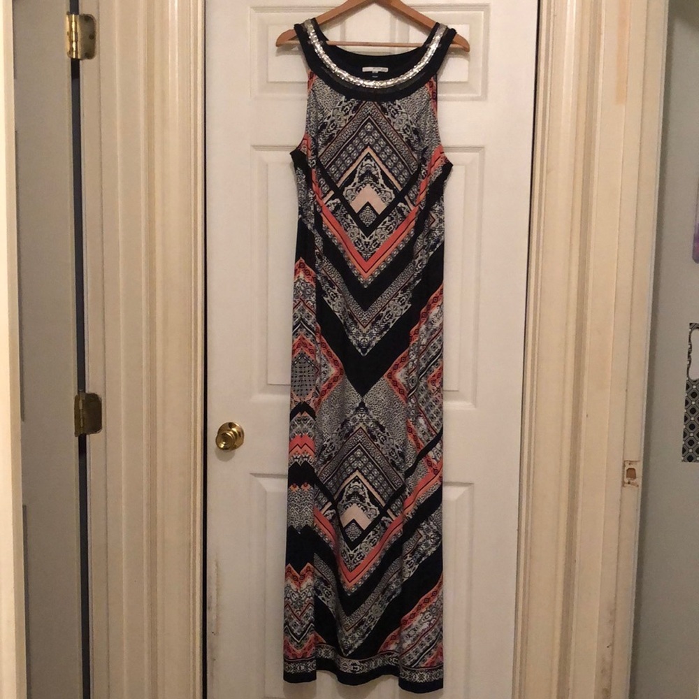 Studio One XL patterned long dress